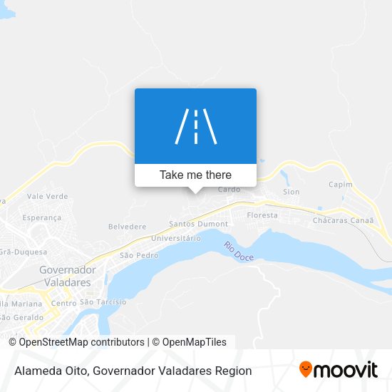 Alameda Oito map