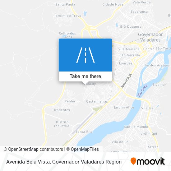Avenida Bela Vista map
