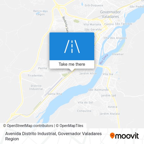 Avenida Distrito Industrial map