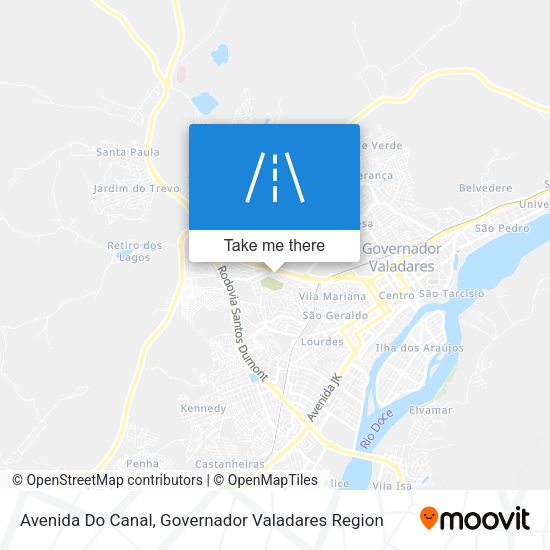 Avenida Do Canal map