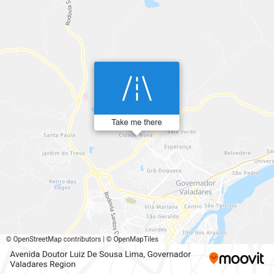 Avenida Doutor Luiz De Sousa Lima map