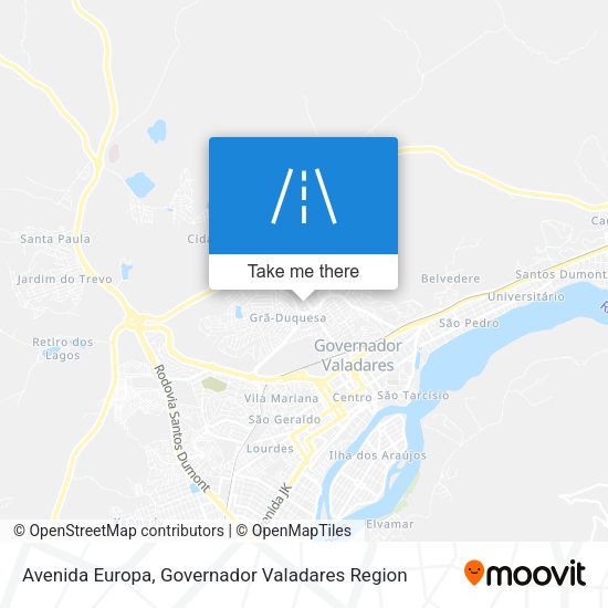 Avenida Europa map