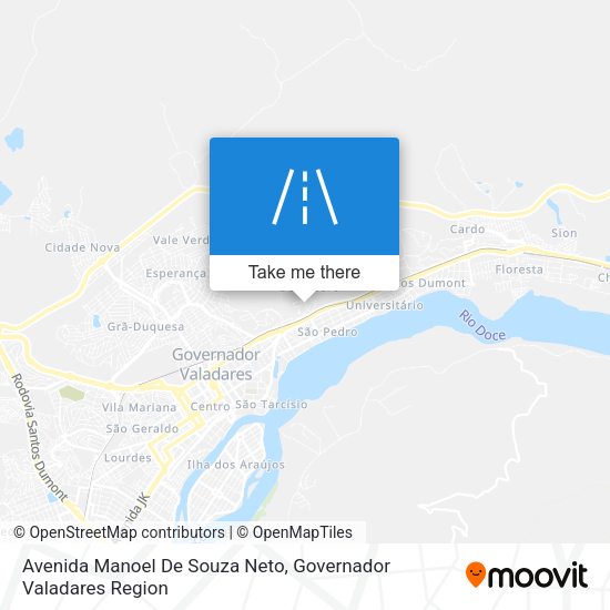 Avenida Manoel De Souza Neto map