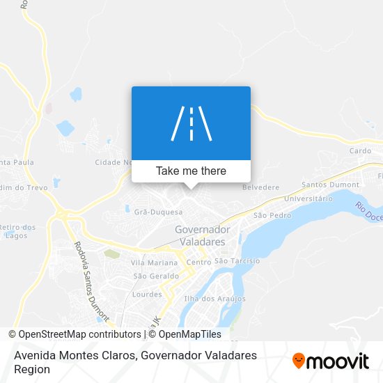 Avenida Montes Claros map