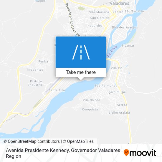 Avenida Presidente Kennedy map