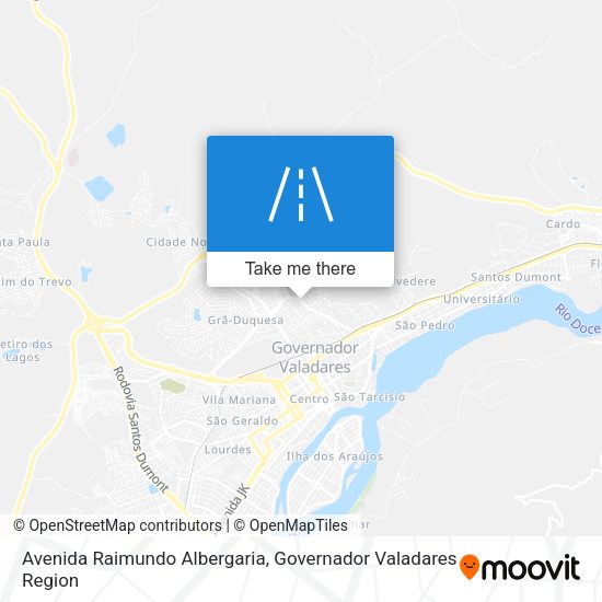 Avenida Raimundo Albergaria map