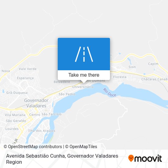 Avenida Sebastião Cunha map