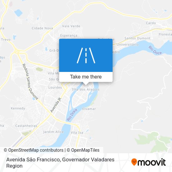 Avenida São Francisco map