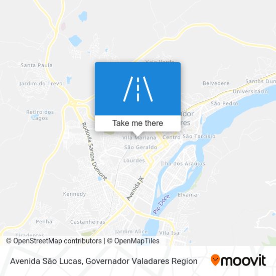 Avenida São Lucas map