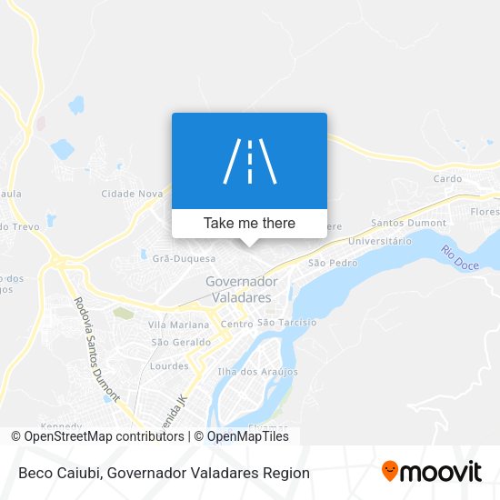 Beco Caiubi map