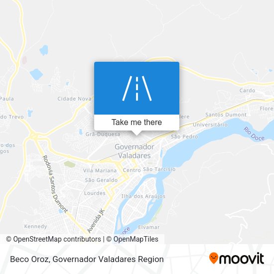 Beco Oroz map
