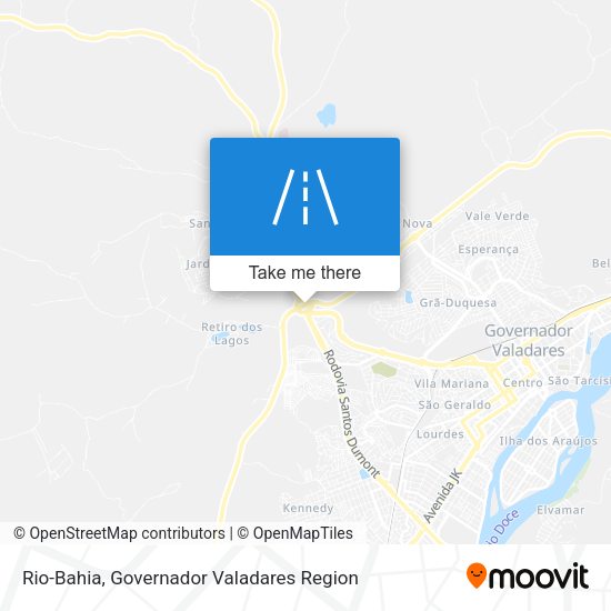 Rio-Bahia map