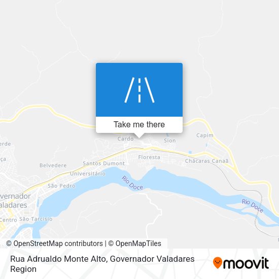 Rua Adrualdo Monte Alto map