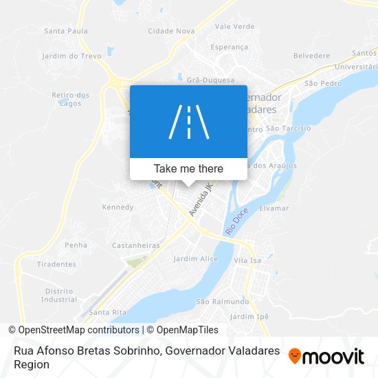 Rua Afonso Bretas Sobrinho map
