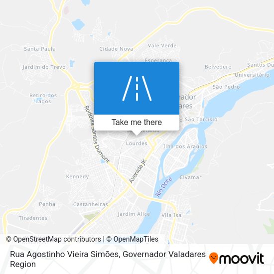 Rua Agostinho Vieira Simões map