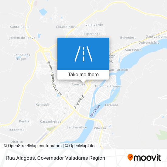 Rua Alagoas map