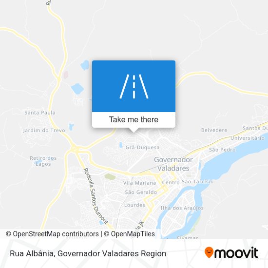 Rua Albânia map