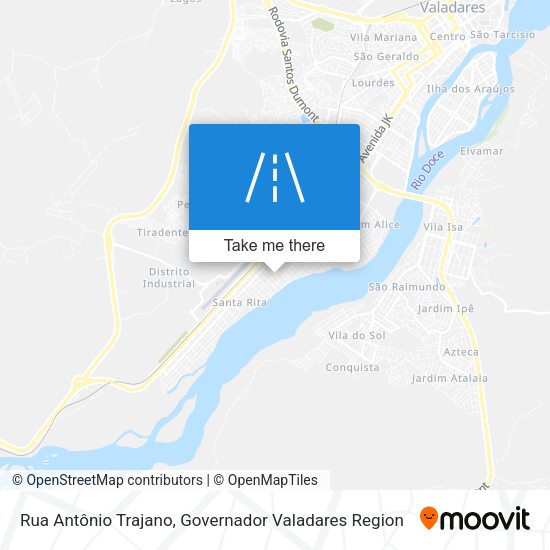 Rua Antônio Trajano map