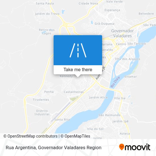 Rua Argentina map