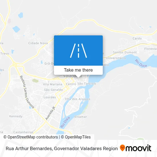 Rua Arthur Bernardes map