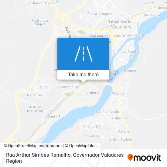 Rua Arthur Simões Ramalho map