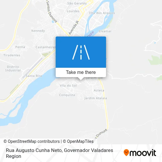 Rua Augusto Cunha Neto map