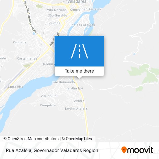 Rua Azaléia map