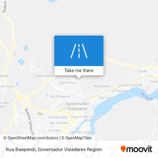 Rua Baependi map