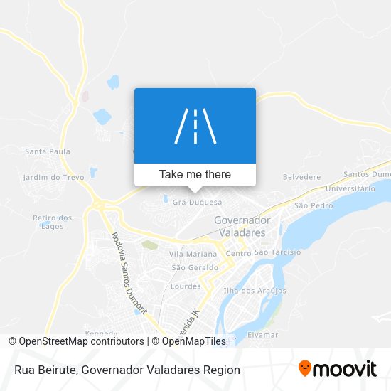 Rua Beirute map
