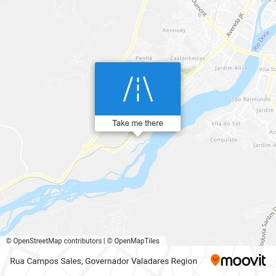 Rua Campos Sales map