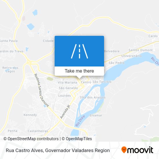 Rua Castro Alves map