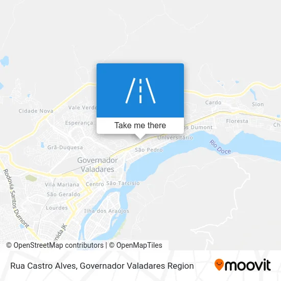 Rua Castro Alves map