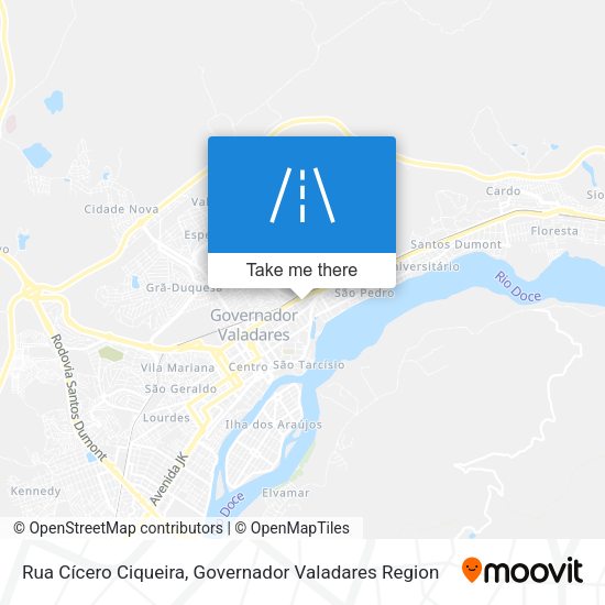 Rua Cícero Ciqueira map