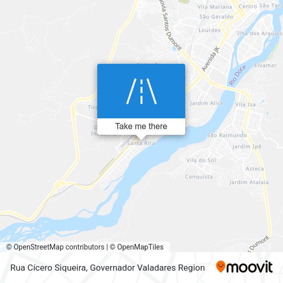 Rua Cícero Siqueira map