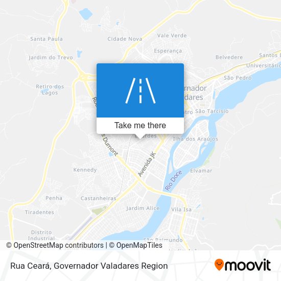 Rua Ceará map