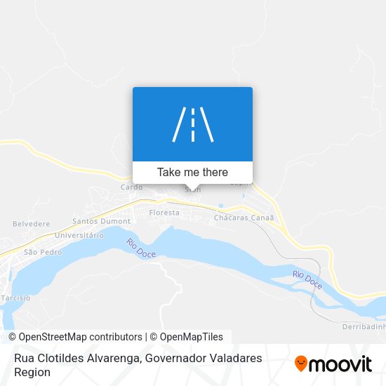 Rua Clotildes Alvarenga map