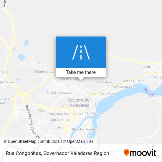 Rua Congonhas map