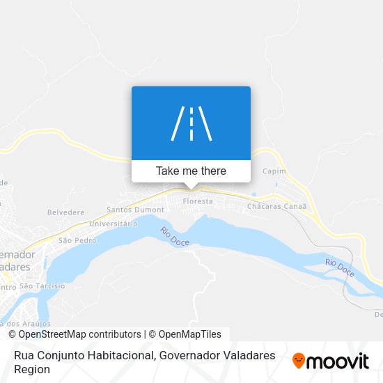 Rua Conjunto Habitacional map