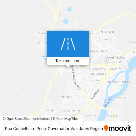 Rua Conselheiro Pena map