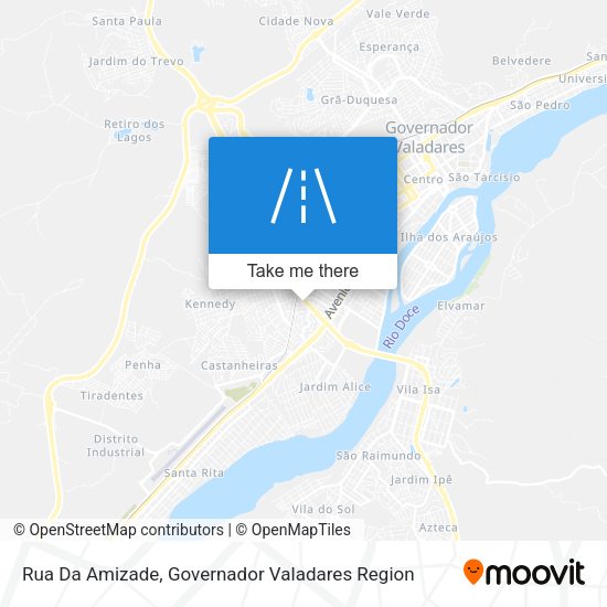 Rua Da Amizade map