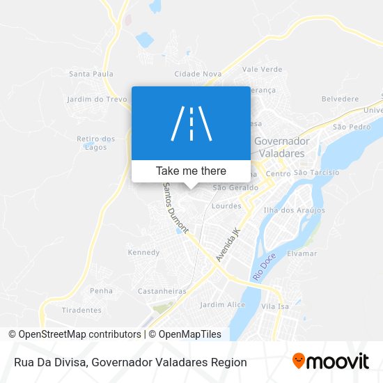 Rua Da Divisa map