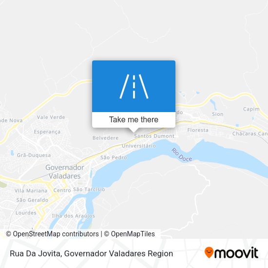 Rua Da Jovita map
