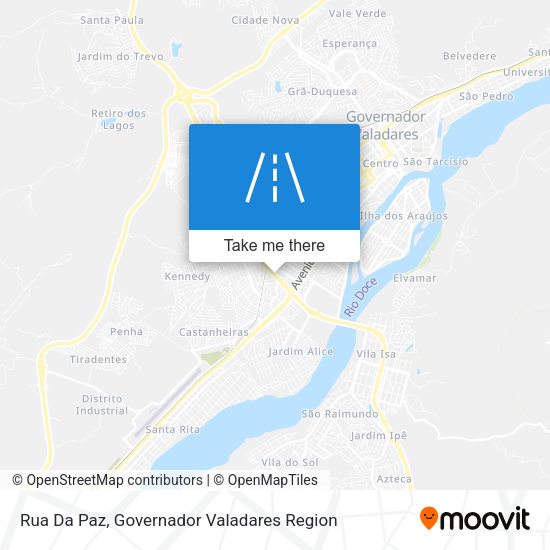 Rua Da Paz map