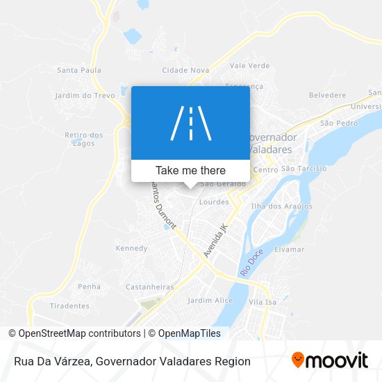 Rua Da Várzea map