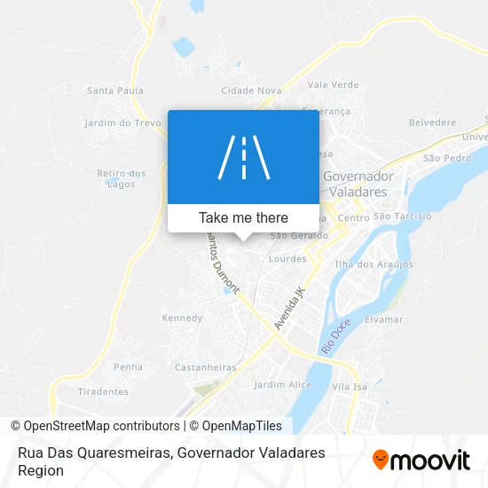 Rua Das Quaresmeiras map