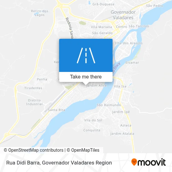 Rua Didi Barra map
