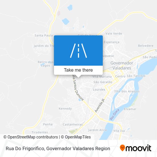 Rua Do Frigorífico map