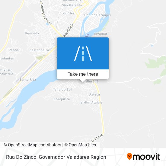 Rua Do Zinco map