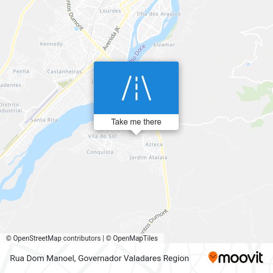 Rua Dom Manoel map