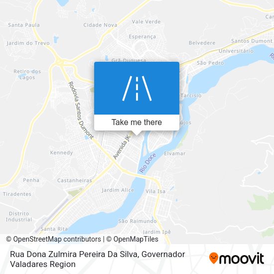 Rua Dona Zulmira Pereira Da Silva map